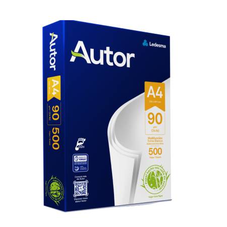 Resma Autor A4 90gr Blanca 500 hojas