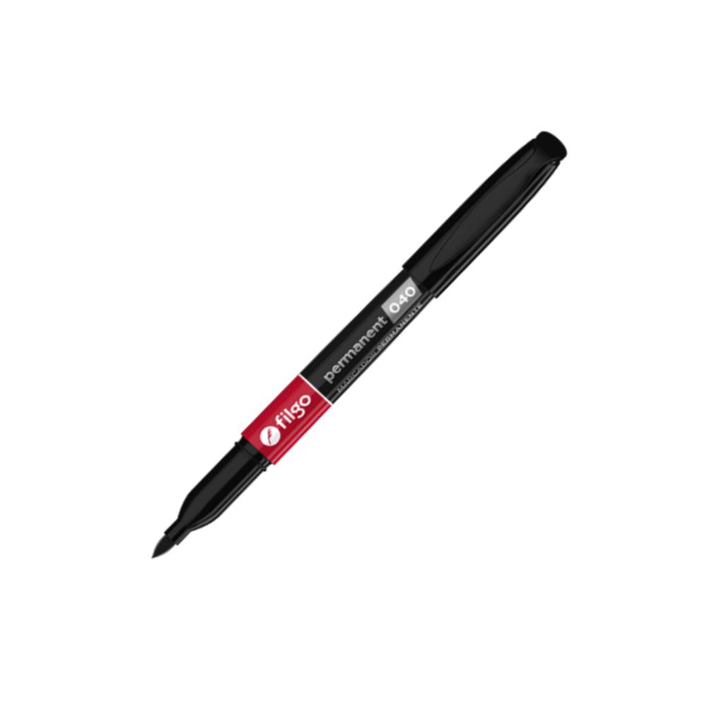 Marcador Filgo 40 Permanente Punta fina Negro
