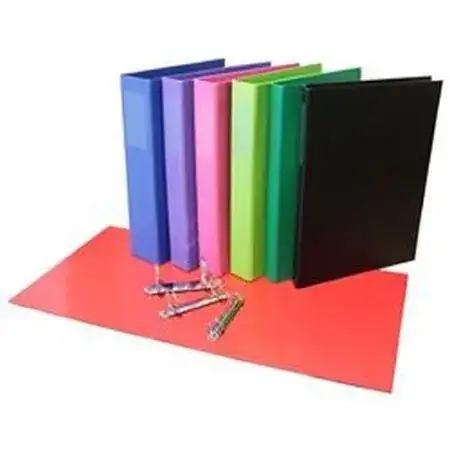 Carpeta con anillos The-Pel Entelado PVC A4 2 x Ø40mm Rojo