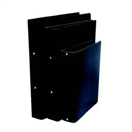 Carpeta THE-PEL De fibra 2anillos Ø40 A4 Negro Económica -3