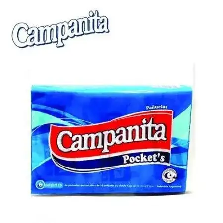 Pañuelos descartables Campanita Pocket Con exp