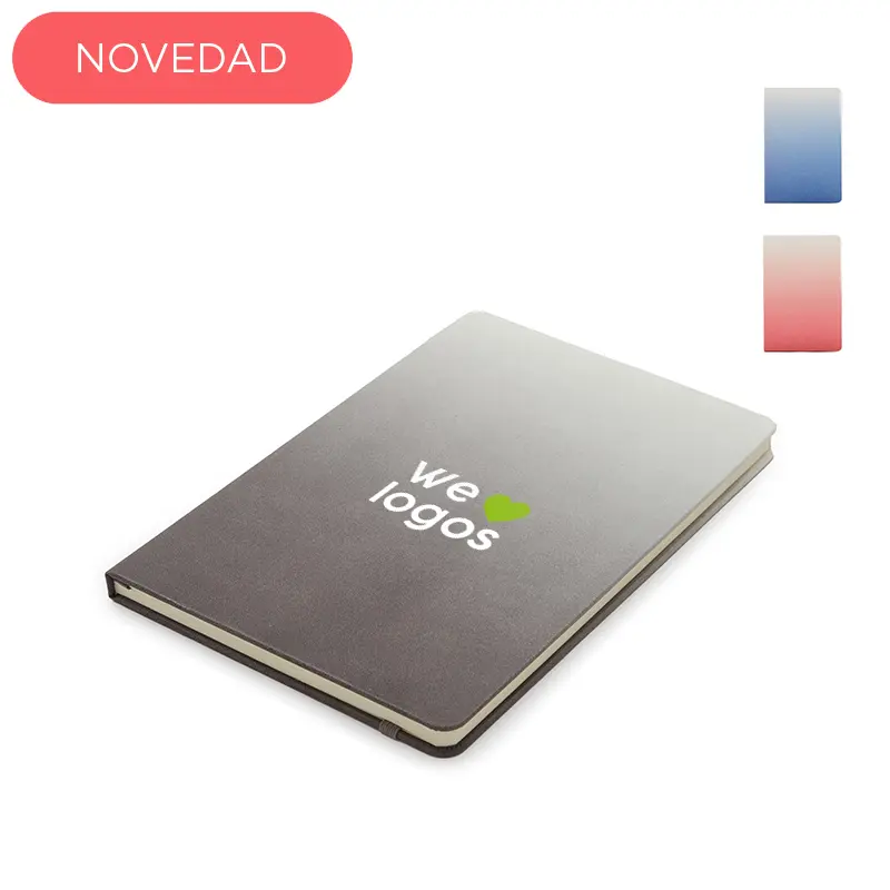 Cuaderno Balayage Rojo Cuero