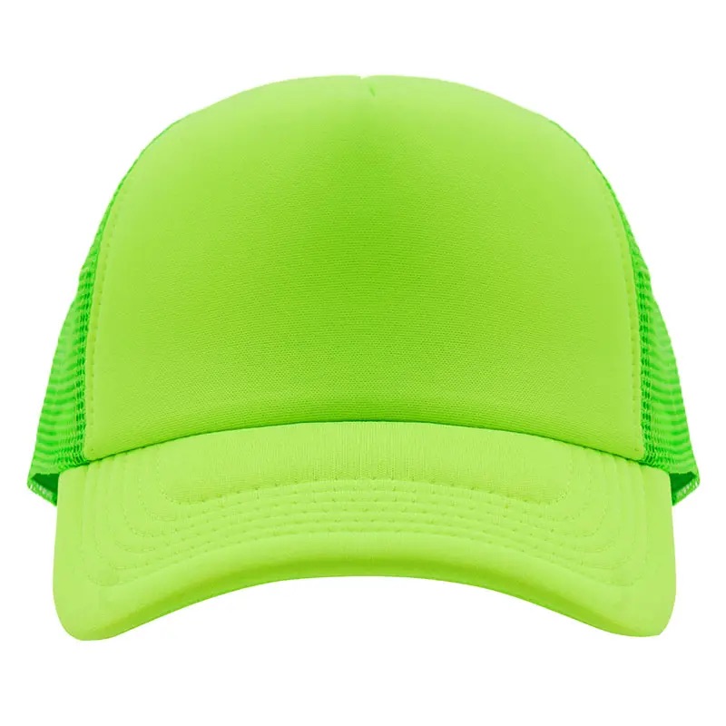 Gorro Trucker Fluo Rosa Blanco .