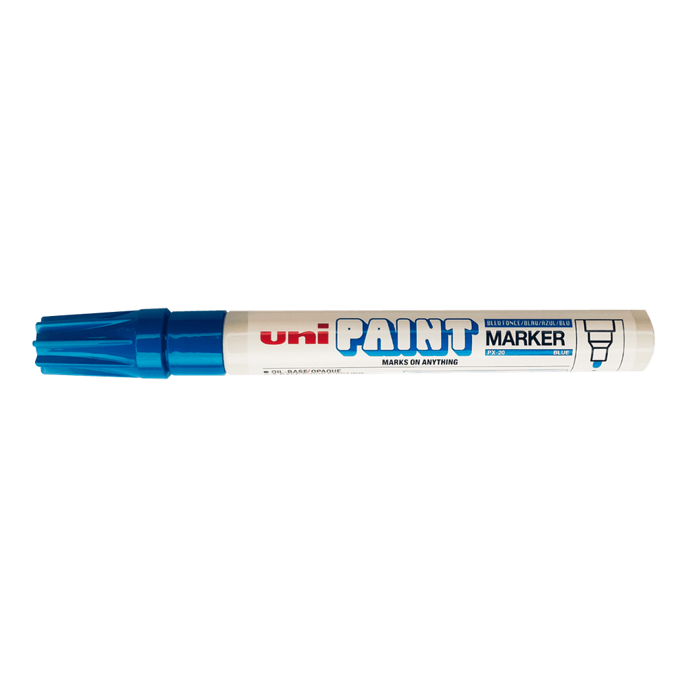 Marcador Uni Paint PX-20 Permanente base esmalte Punta redonda 2,2-2,8mm Azul -2