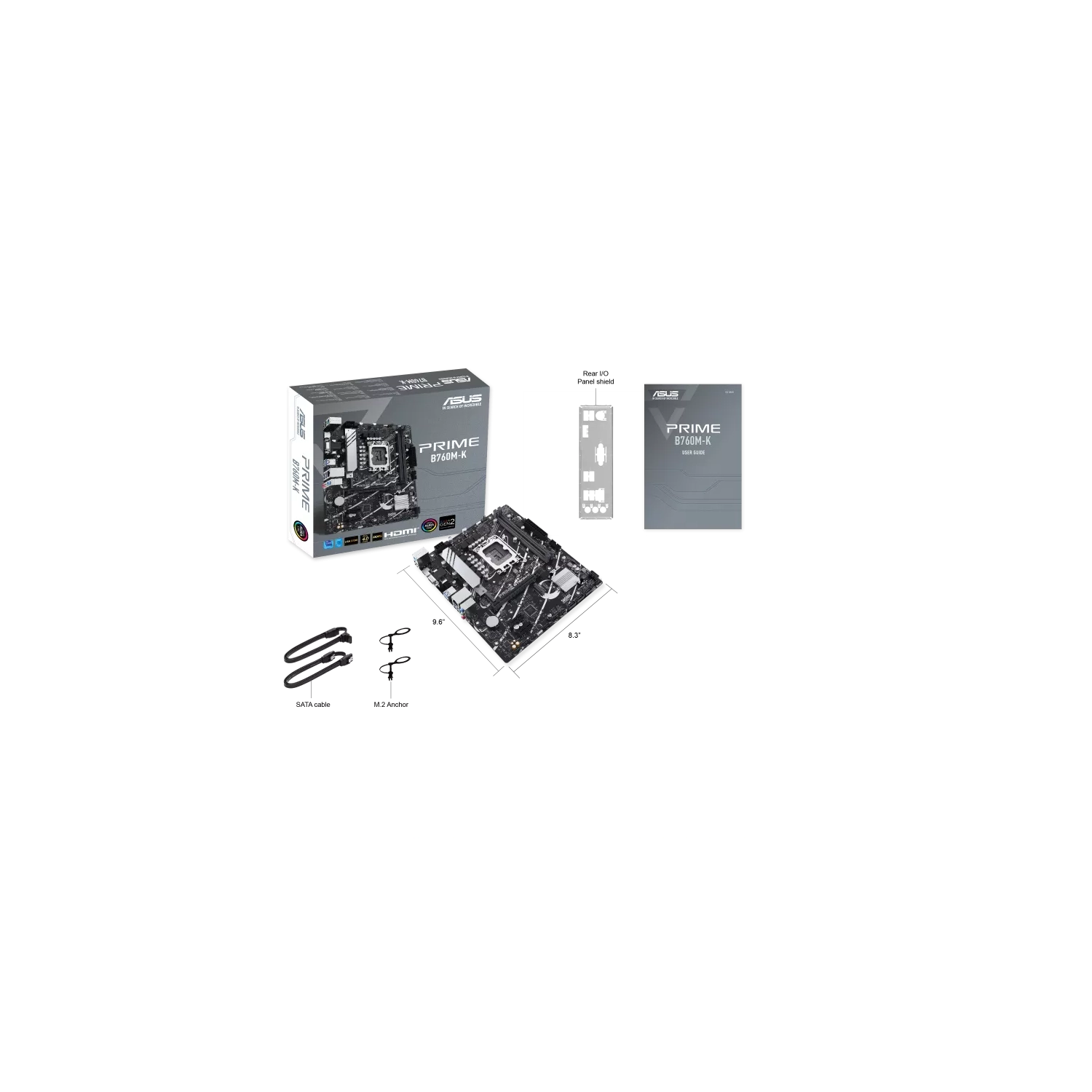 Motherboard ASUS PRIME B760M-K LGA 1700 DDR5 ASUS PRIME B760M-K