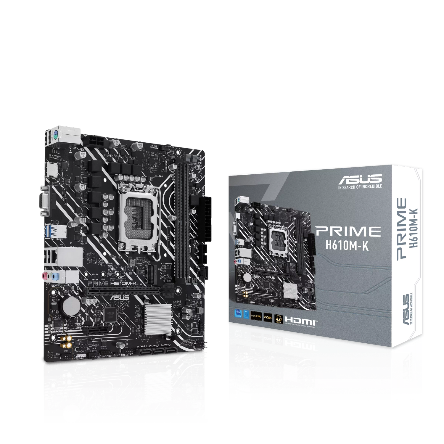 Motherboard ASUS PRIME H610M-K LGA 1700 DDR5 ASUS PRIME H610M-K