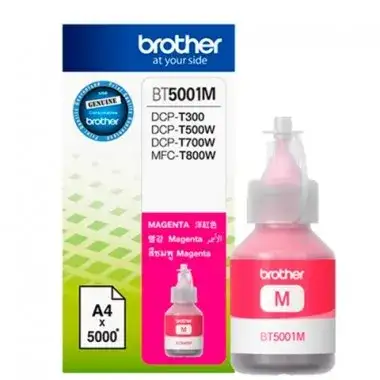 Botella de tinta color Magenta BROTHER BT5001M