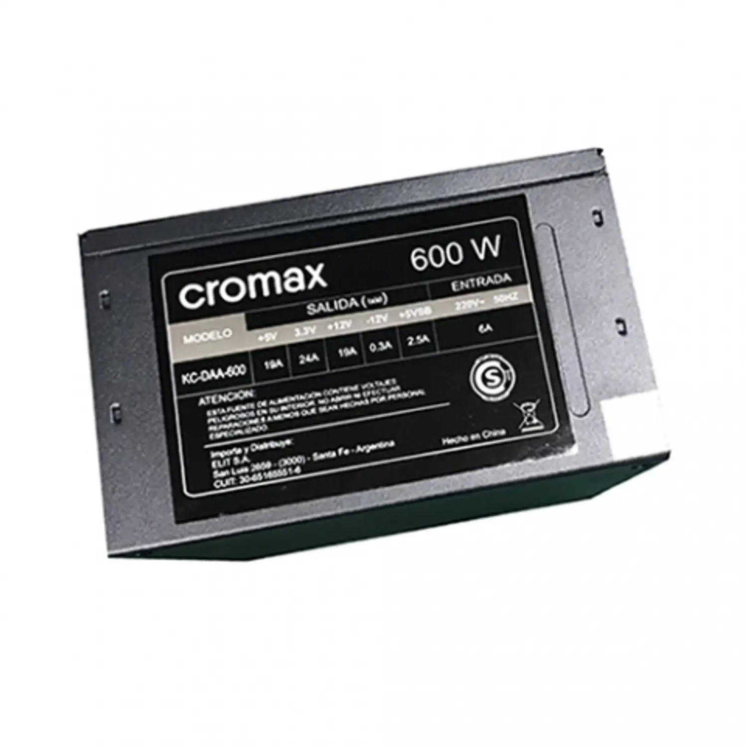 Fuente de alimentación 600W KC-DDA-600 CROMAX KC-DDA-600