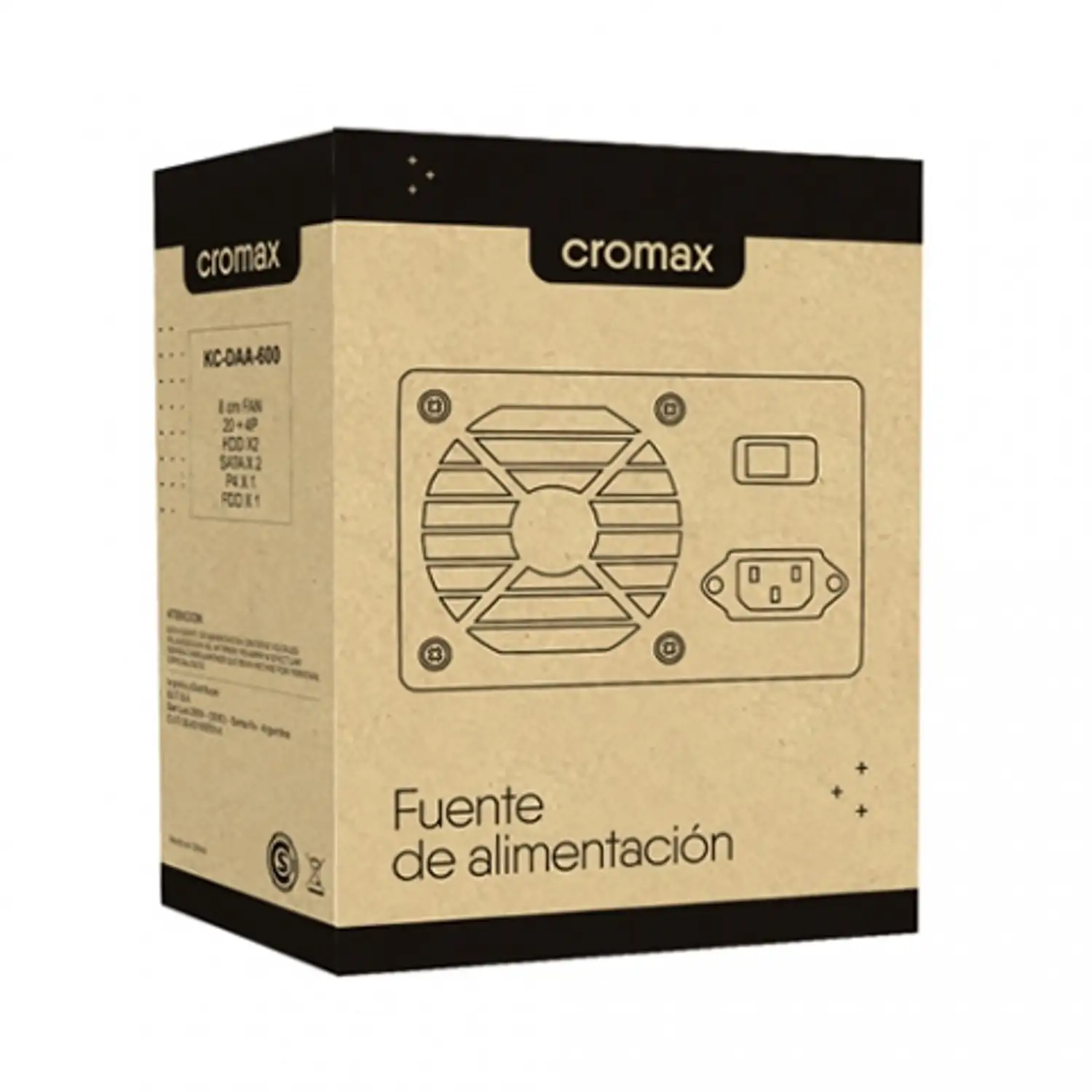 Fuente de alimentación 600W KC-DDA-600 CROMAX KC-DDA-600 -3