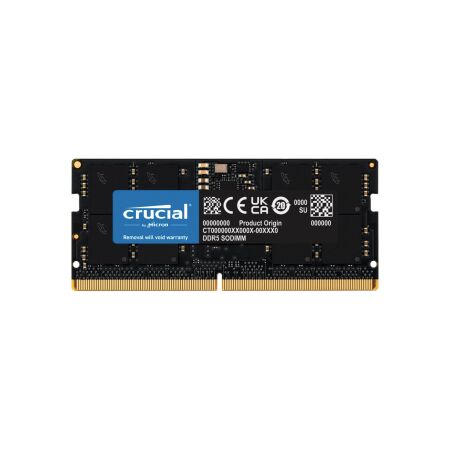 Memoria Ram SODIMM CRUCIAL Basic 16GB DDR4 4800MHz CL40 1.20V Single Negro CRUCIAL CB16GS4800