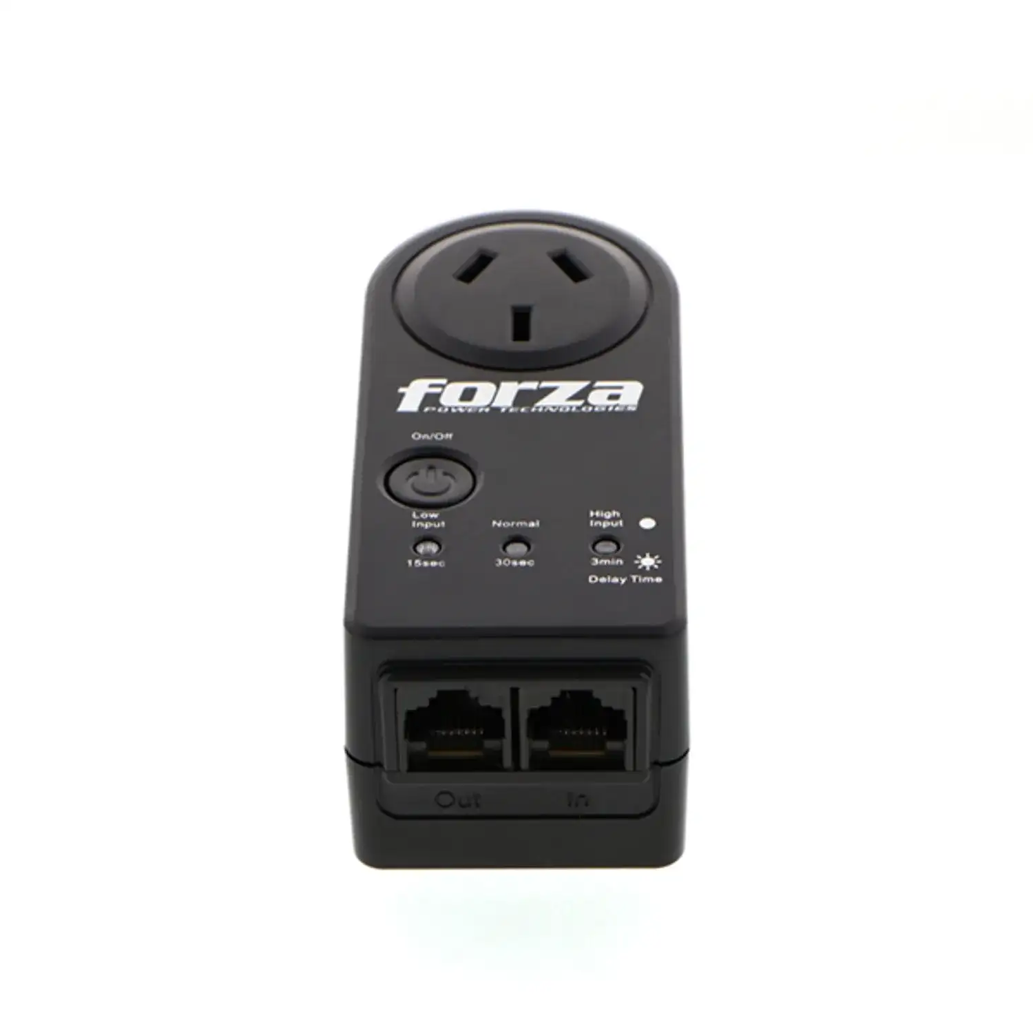 Protector de voltaje FVP-1202N-A Zion Negro FORZA FVP-1202N-A