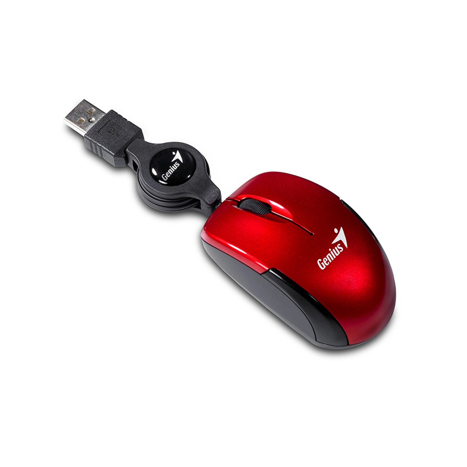 Mouse Micro Traveler retráctil V2 USB Ruby GENIUS 31010125103