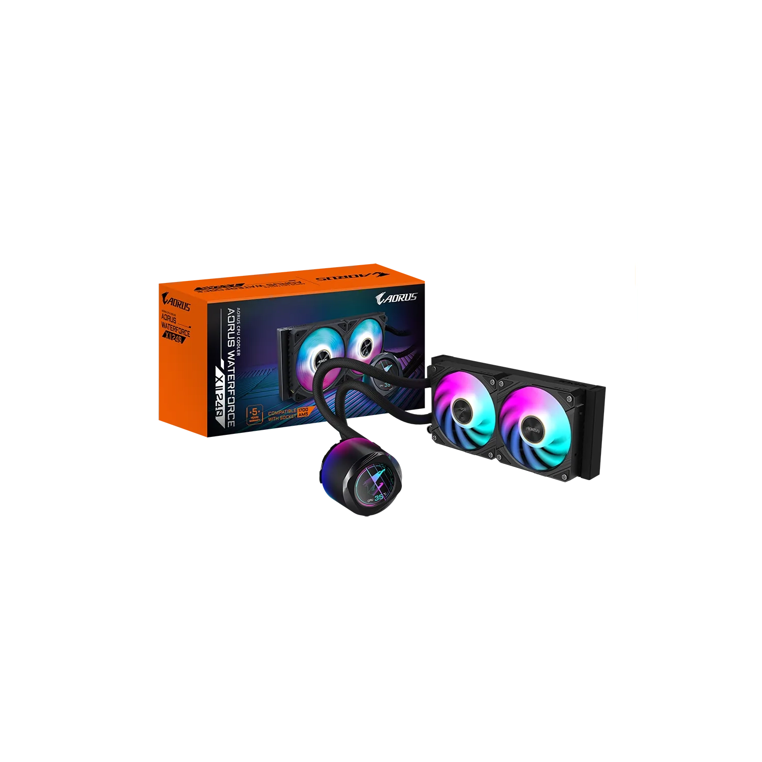 COOLER AORUS WATERFORCE X II 240 GIGABYTE GP-AORUS WATERFORCE X II 240