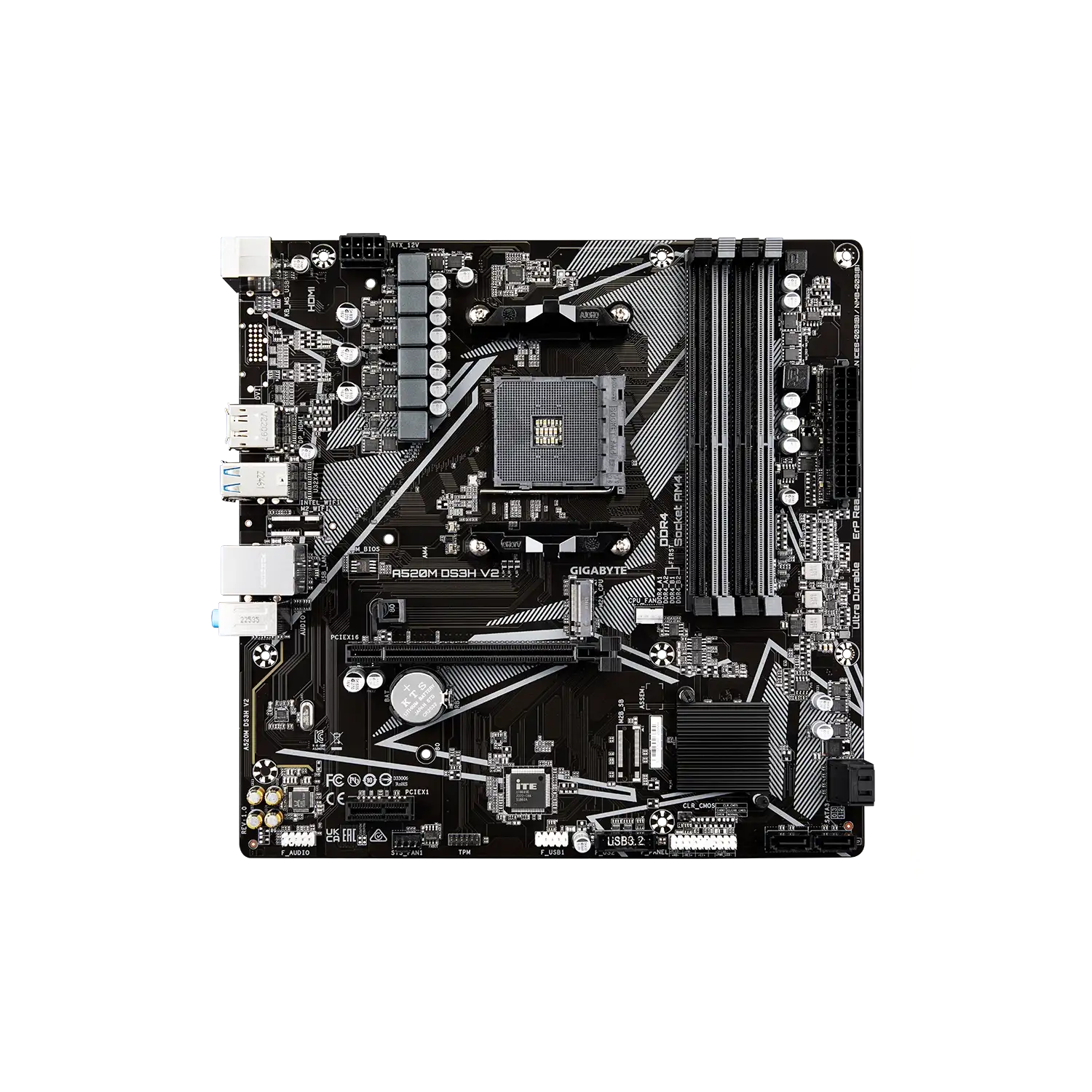 Motherboard (AM4) GIGABYTE A520M DS3H V2 GIGABYTE A520M DS3H V2 -2