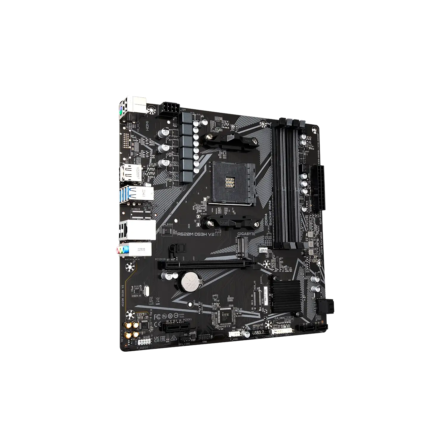 Motherboard (AM4) GIGABYTE A520M DS3H V2 GIGABYTE A520M DS3H V2 -3