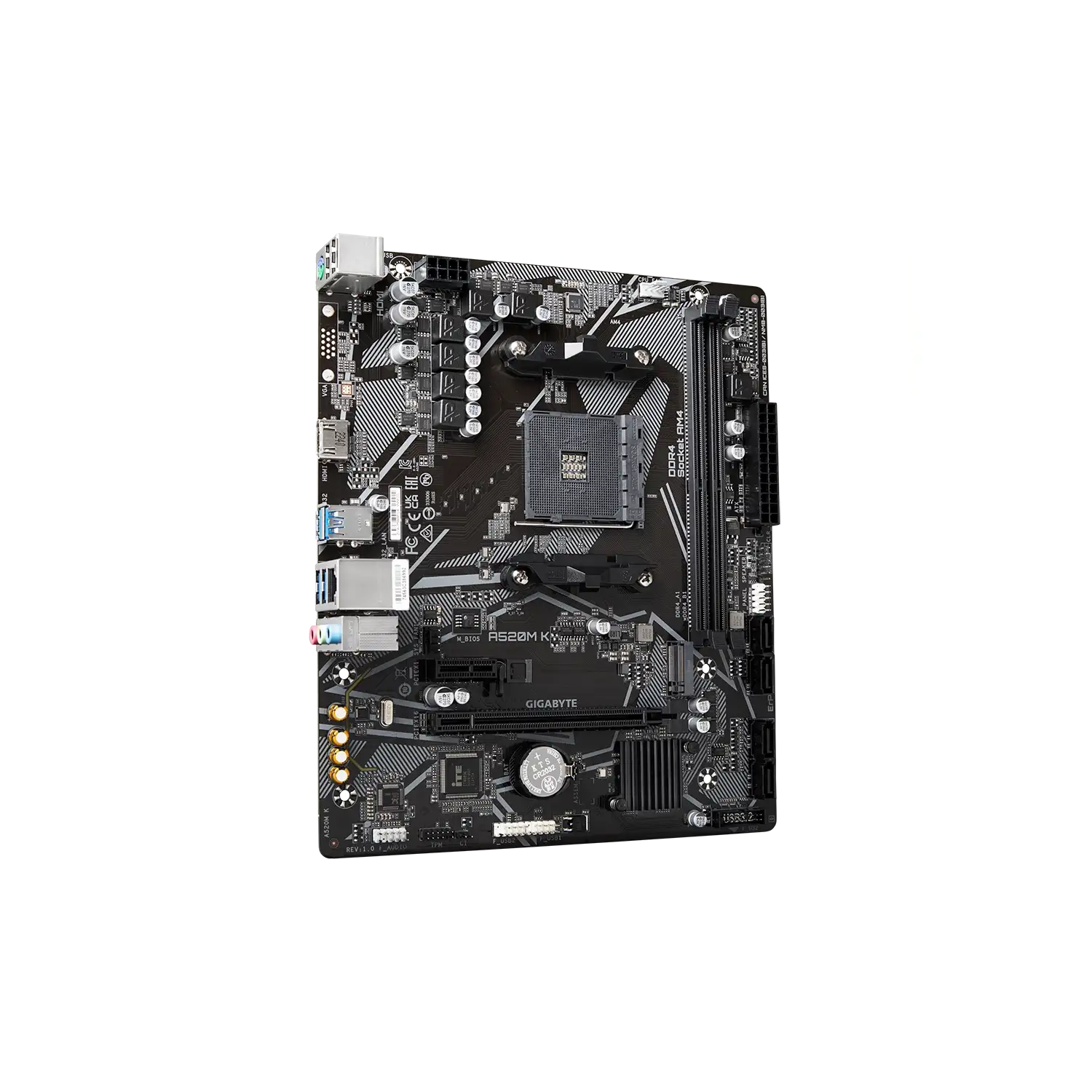 Motherboard GIGABYTE A520M K V2 AM4 DDR4 GIGABYTE A520M K V2 -3