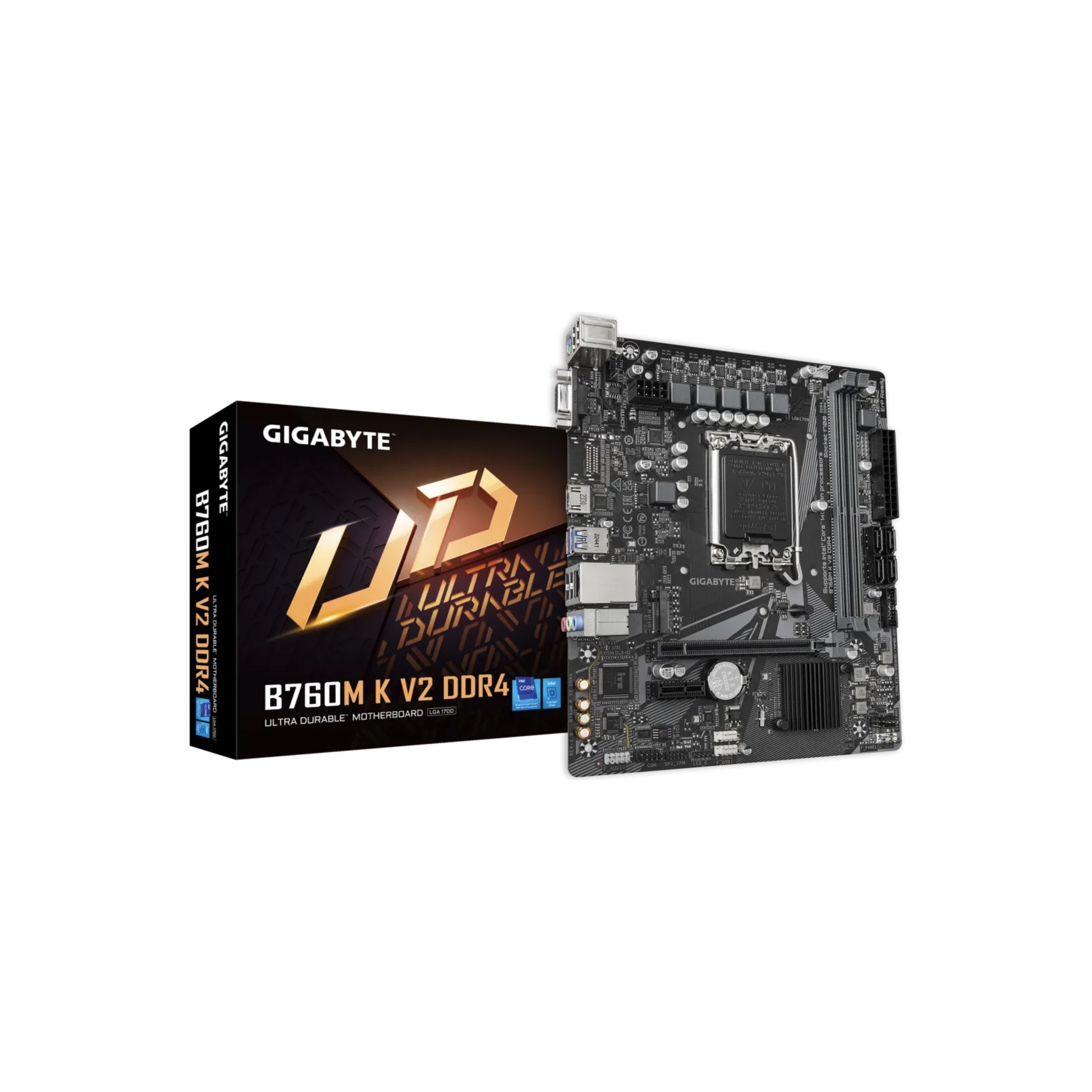 Motherboard (1700) GIGABYTE B760M K V2 DDR4 GIGABYTE B760M K V2 DDR4
