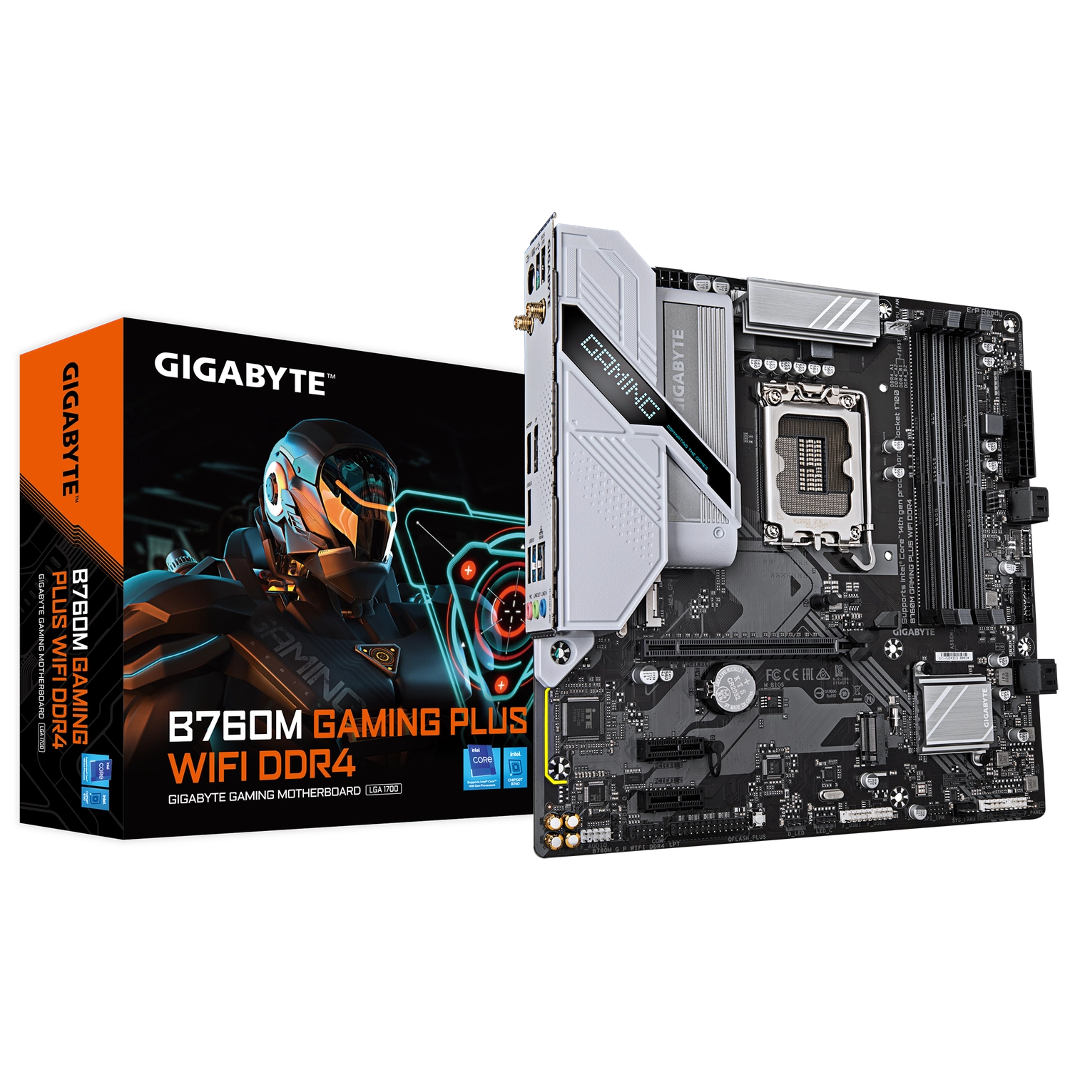 Motherboard (1700) GIGABYTE B760M GAMING PLUS WIFI GIGABYTE B760M GAMING PLUS WIFI DDR4