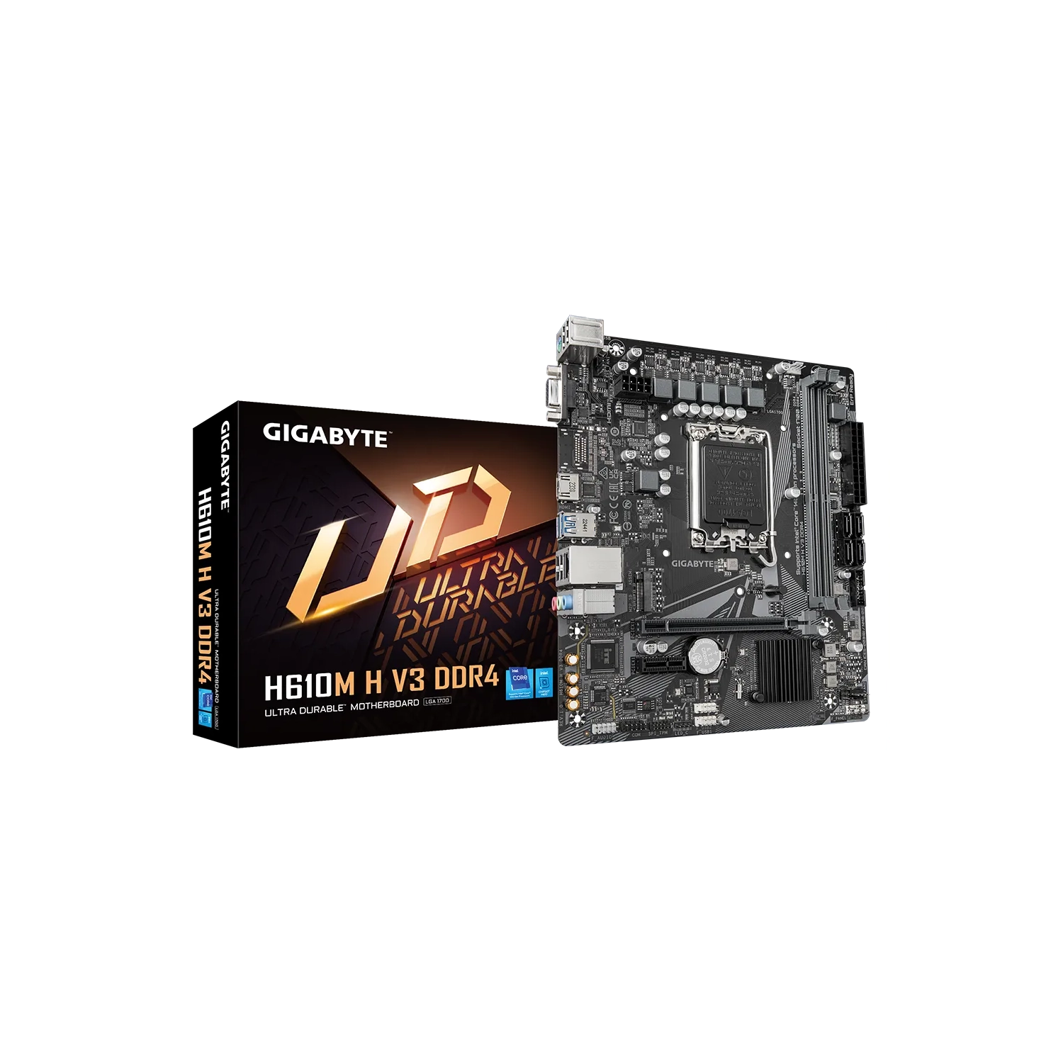 Motherboard (1700) GIGABYTE H610M H V3 DDR4 GIGABYTE H610M H V3 DDR4