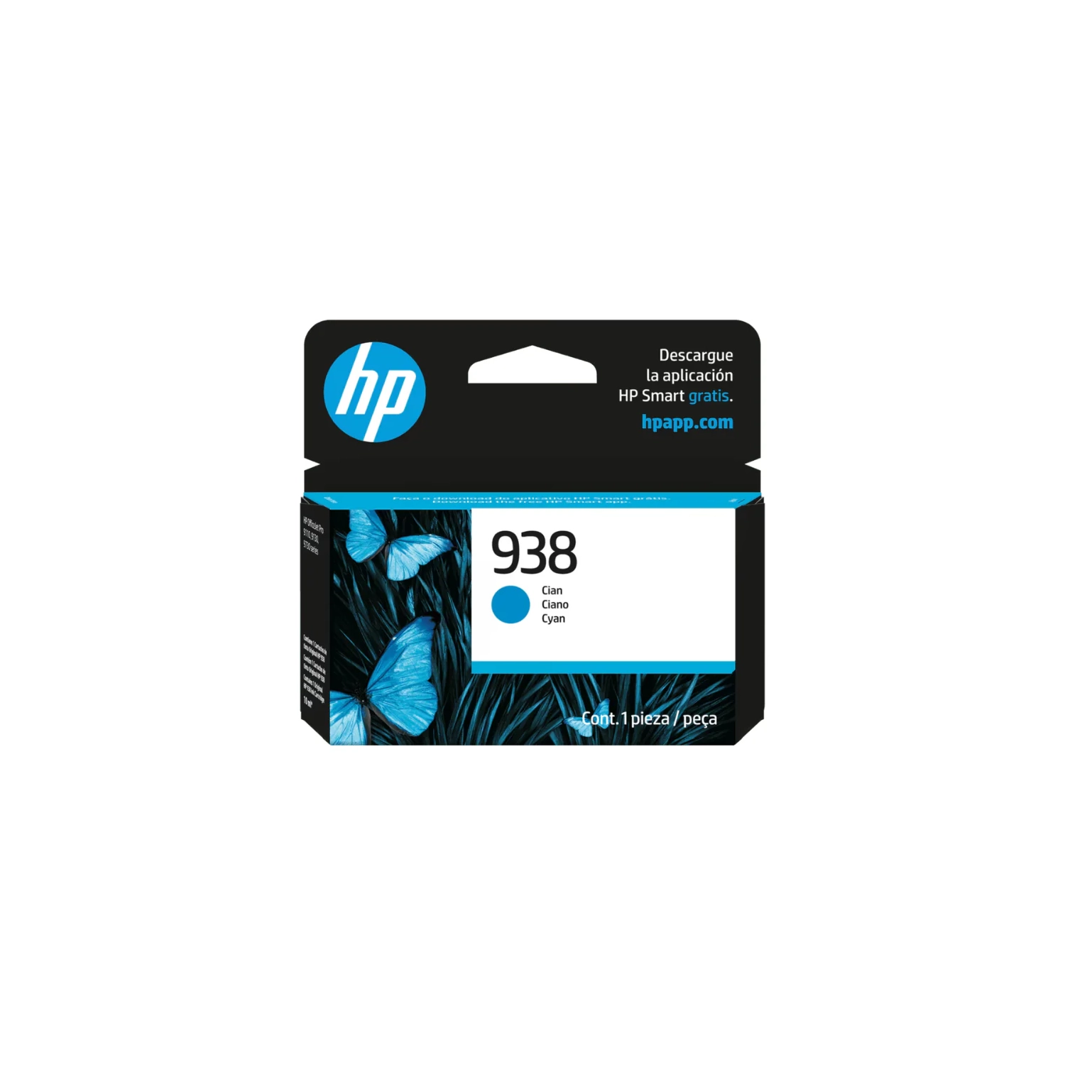Cartucho de tinta 938 Cyan para 9730 HP 4S6X5PL