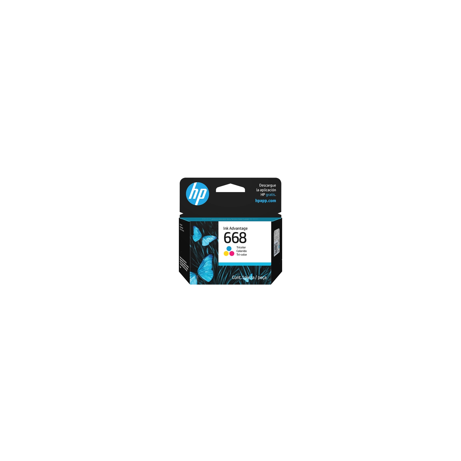 HP Cartucho de tinta  668 COLOR HP 7FP36VL