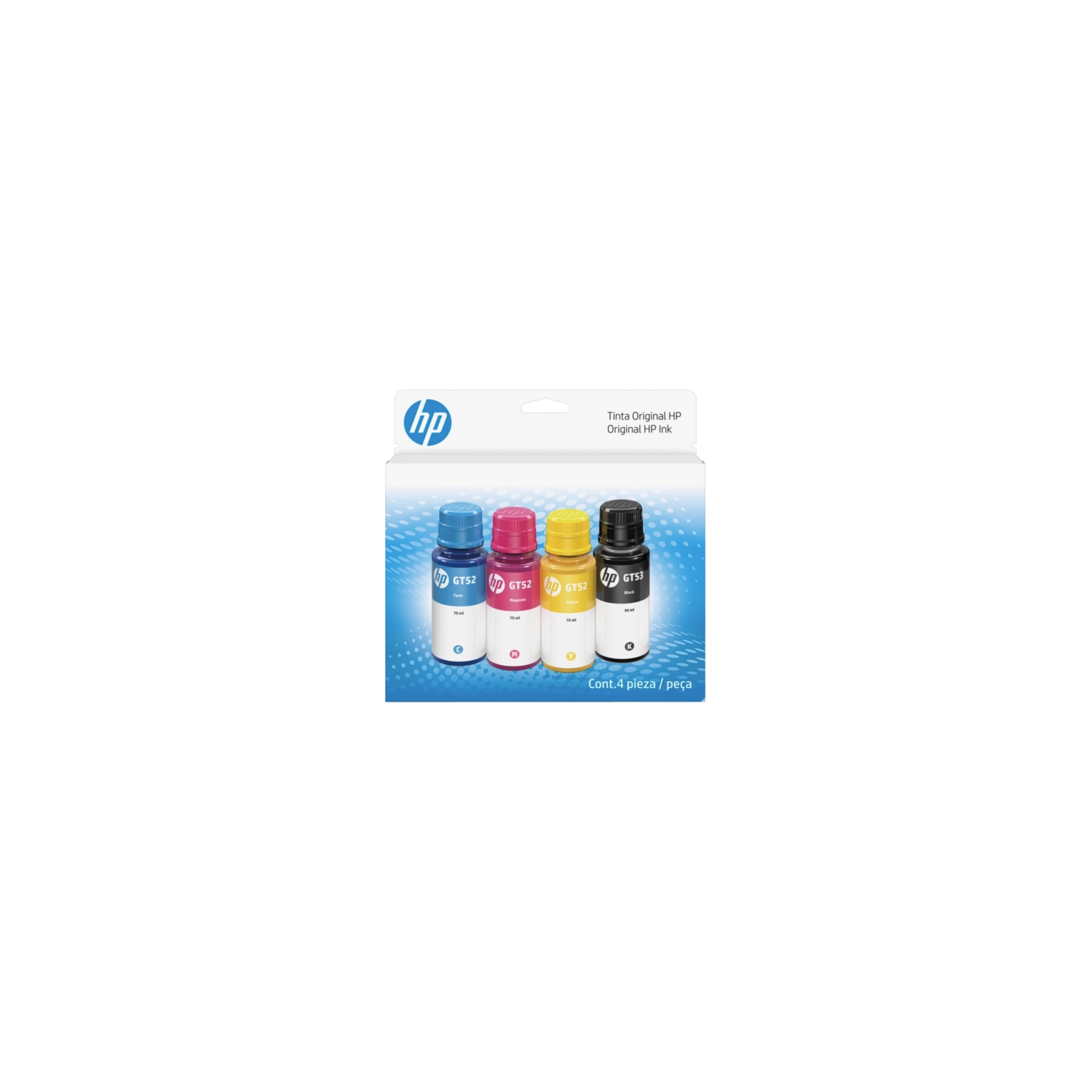 Botella de tinta GT53/GT52 Combo HP 9F3N4AL