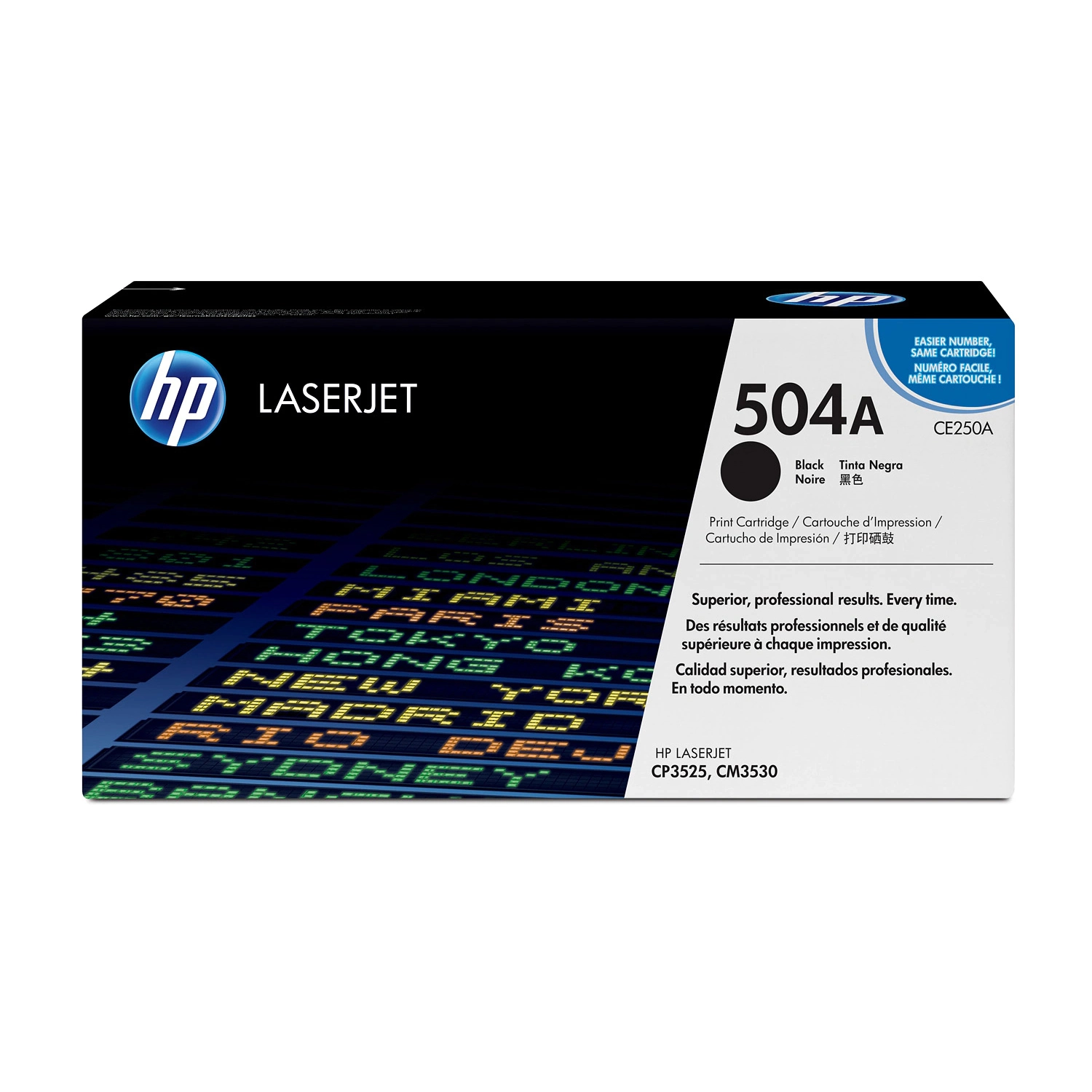 Cartucho de toner 504A Negro LaserJet HP CE250A