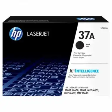 Cartucho de toner 37A Negro LaserJet HP CF237A