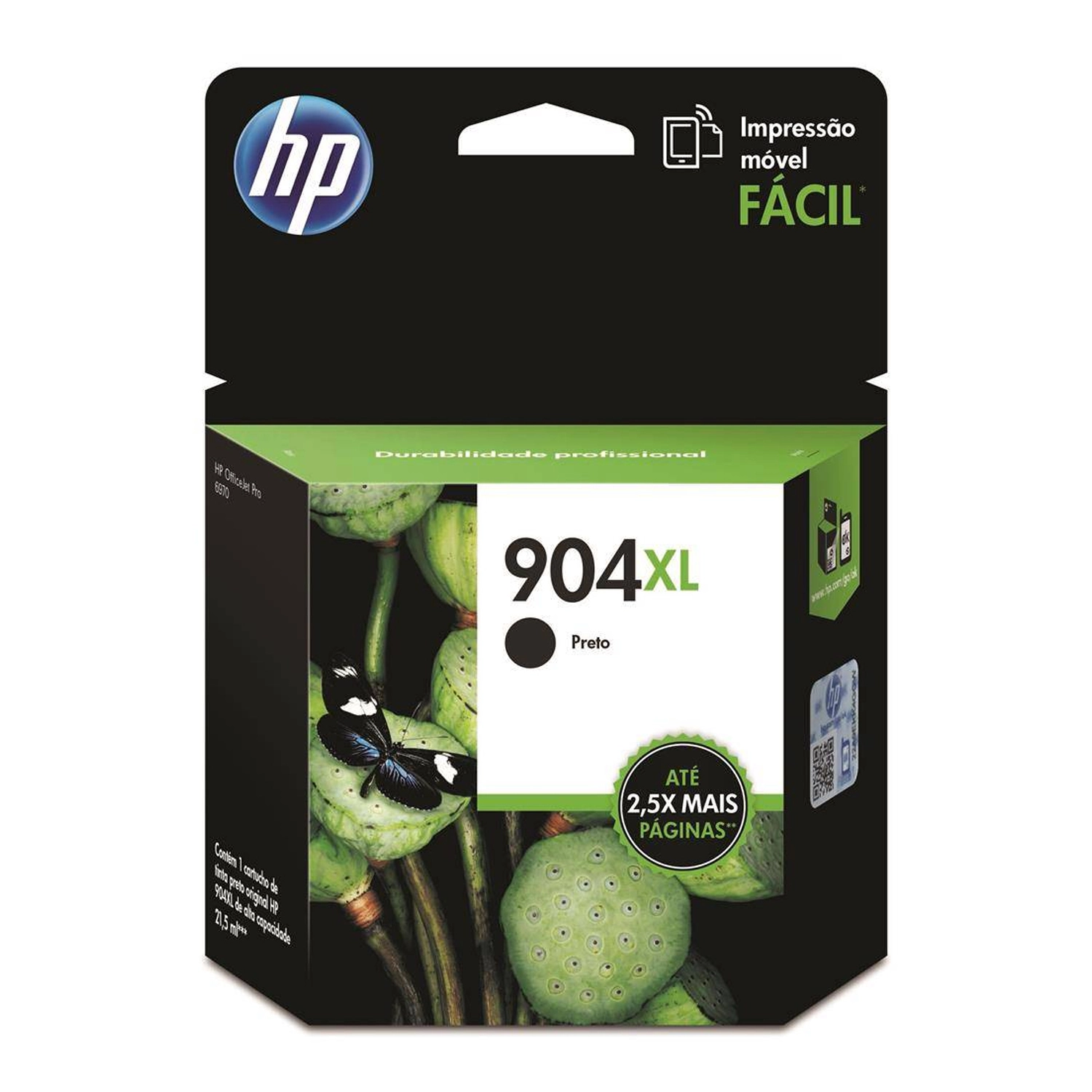 Cartucho de tinta 904XL Negro HP T6M16AL