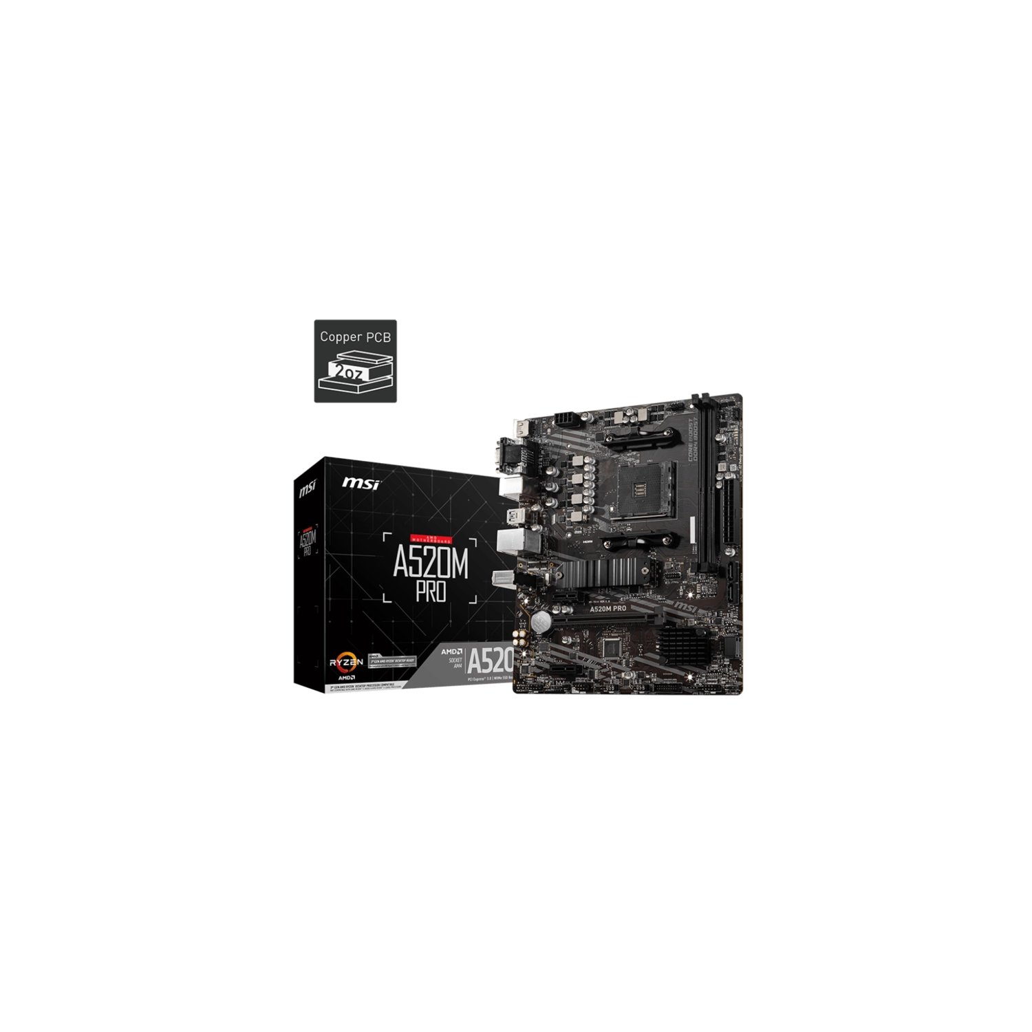 Motherboard MSI A520M PRO AM4 DDR4 MSI A520M PRO