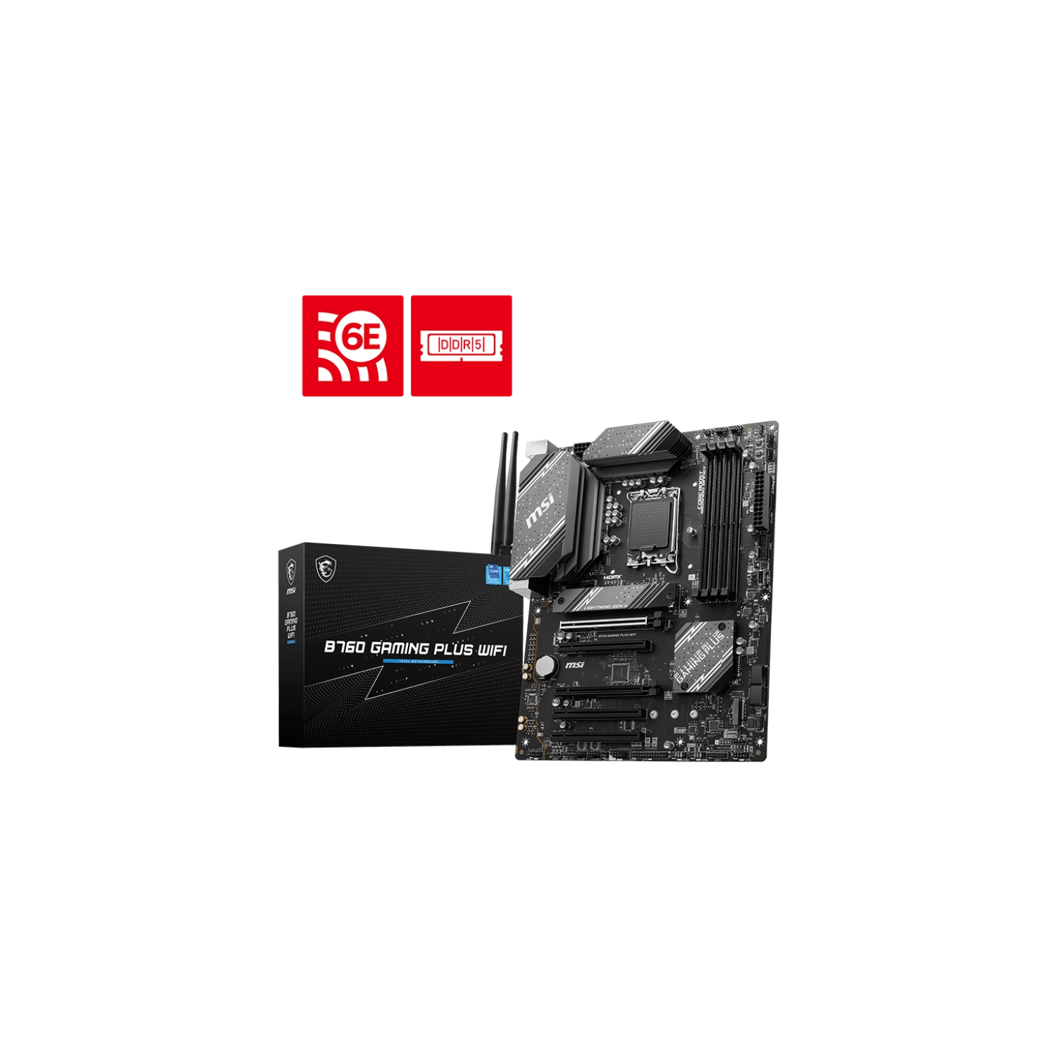 Motherboard MSI B760 GAMING PLUS WIFI DDR5 MSI B760 GAMING PLUS WIFI