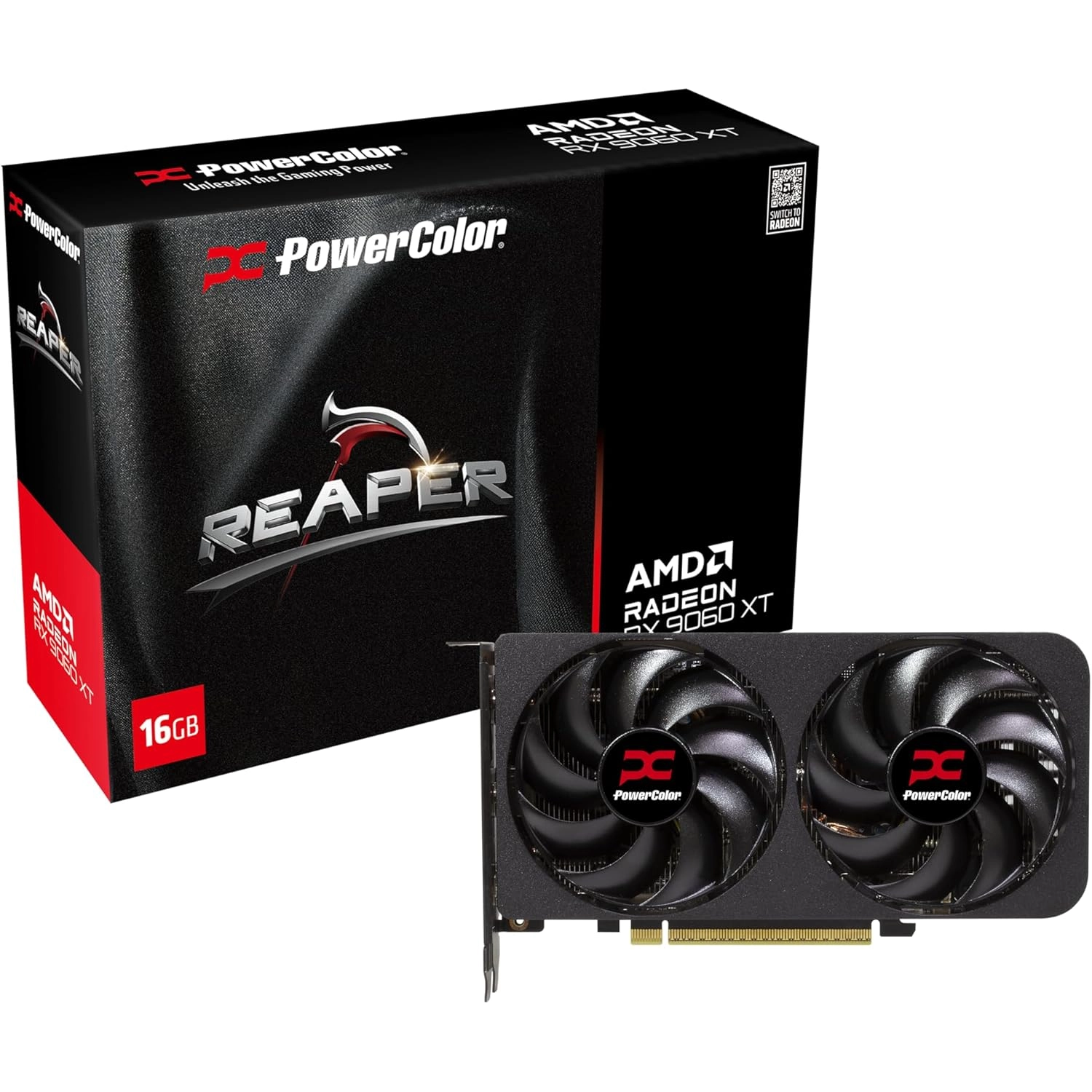 Placa Powercolor Reaper AMD Radeon RX 9060 XT 16G POWERCOLOR RX9060XT 16G-A