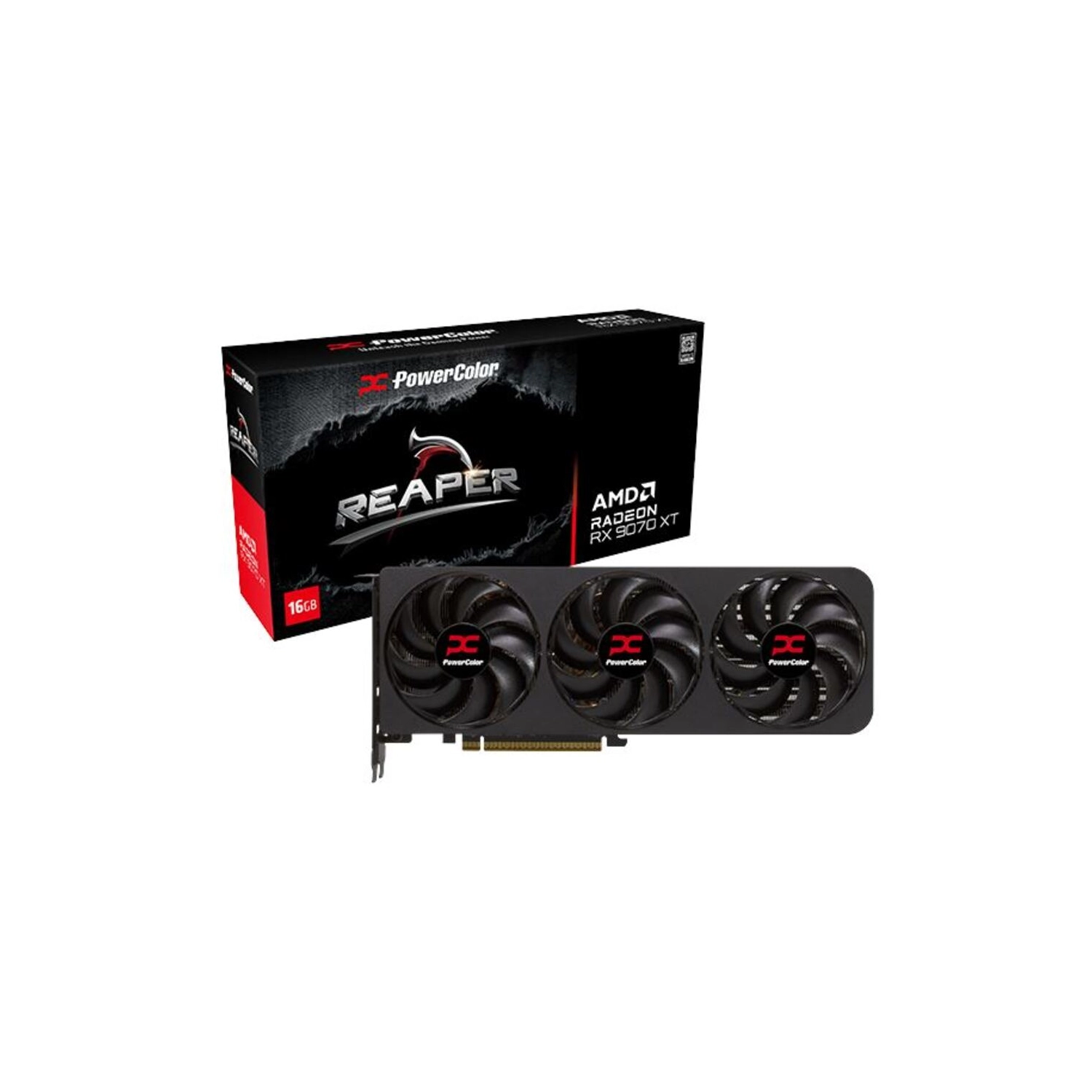 Placa Powercolor Reaper AMD Radeon RX 9070 16GB G POWERCOLOR RX9070 16G-A