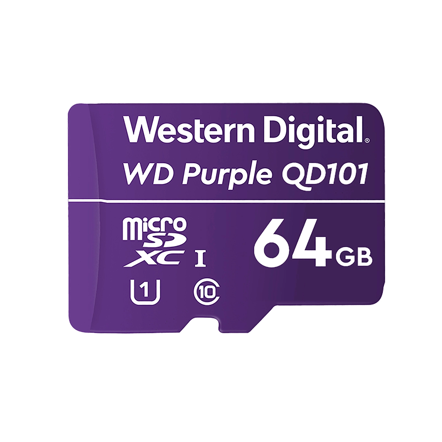 Tarjeta microSDXC Purple 64GB Clase 10 - UHS-I WD WDD064G1P0C