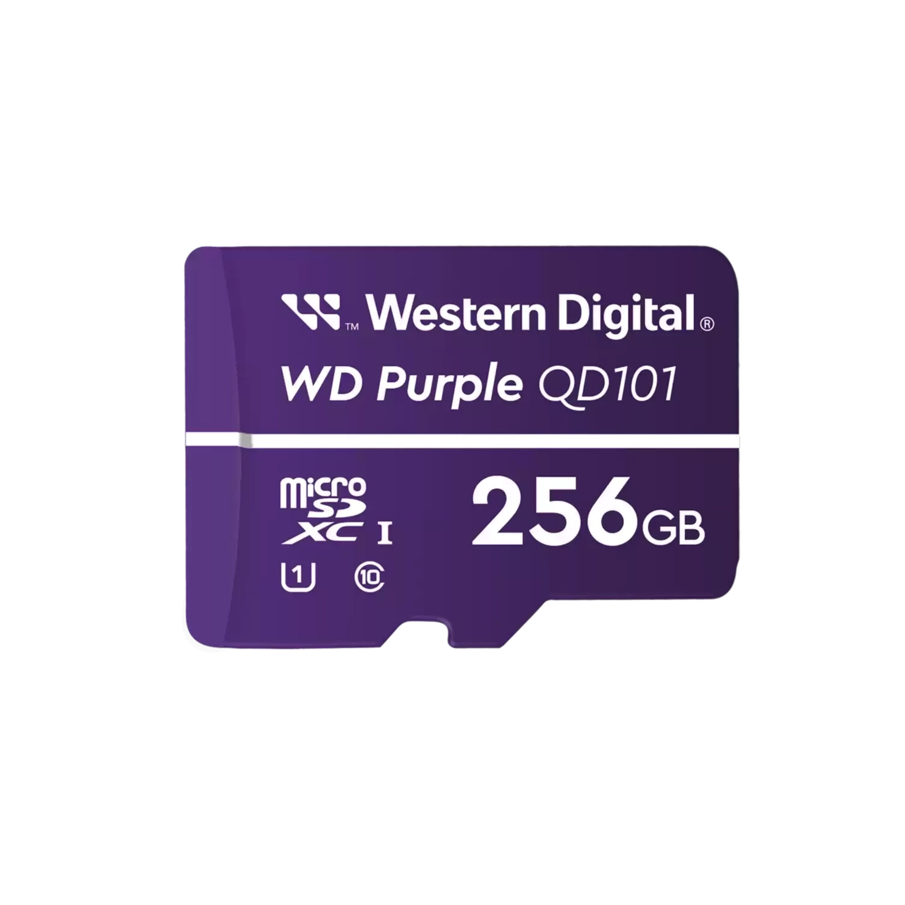 Tarjeta de Memoria WESTERN DIGITAL Purple MicroSDXC 256GB UHS-I U1 V10 WD WDD256G1P0C