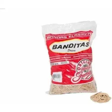 Bandas elásticas Banditas Fina Ø80mm Bolsa 1 Kilo