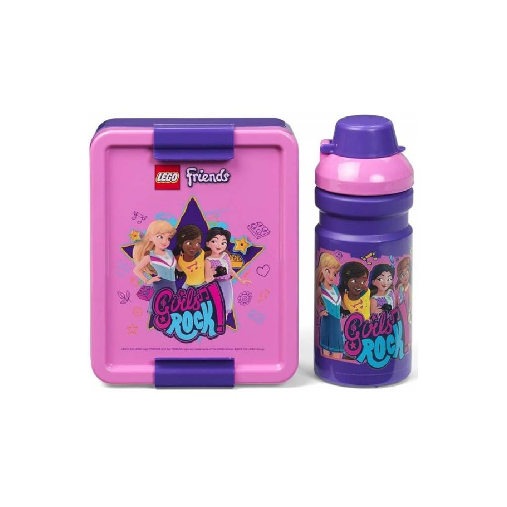 Lego Lunch Set - Lilac