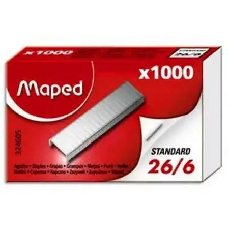 Broches Maped Abrochadora nº26/6 caja x 1000