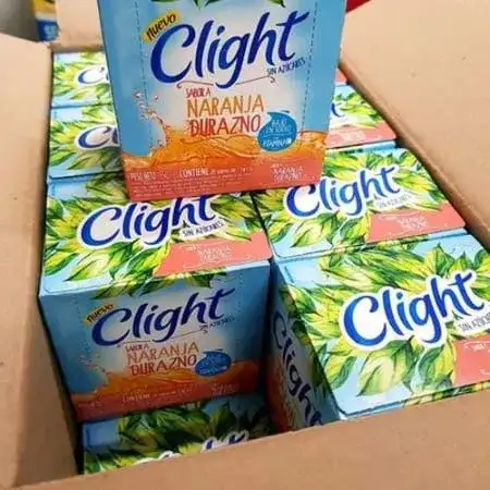 Jugo Clight en polvo 8,5 grs 20 sobres Naranja/ Durazno