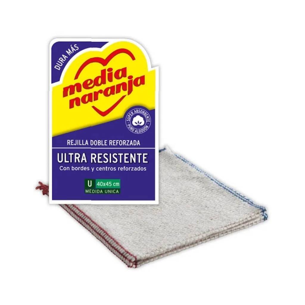 Trapo Rejilla Media Naranja Doble Reforzada
