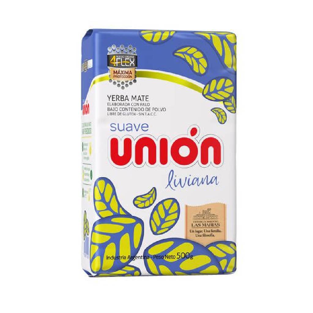 Yerba Union 4flex Con Palo Liviana X500