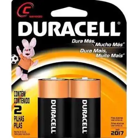 Pila Duracell Energizer C blíster x 2 MN-1400