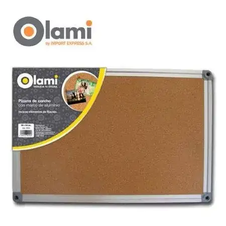 Pizarra Olami de Corcho 30x45cm marco aluminio