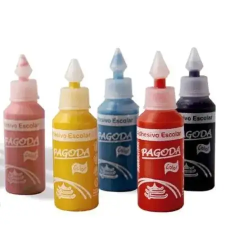 Adhesivo Pagoda Color Vinílico 30 grs Rojo