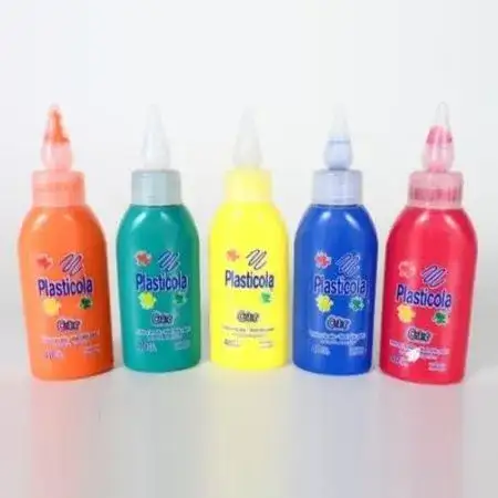 Adhesivo Plasticola Vinílico Color 40 grs Amarillo
