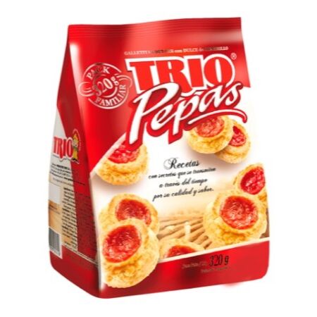 Galletitas Pepas Trio 320g