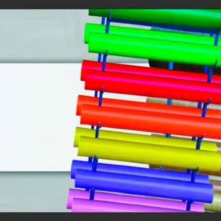 PVC autohadesivo Self Lisos 45cm Blanco Rollo x 15 metros