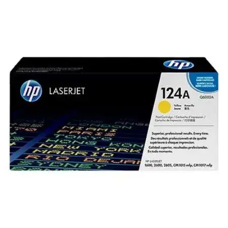 Tóner HP 124A Amarillo Laserjet 2600, 2602, 2604