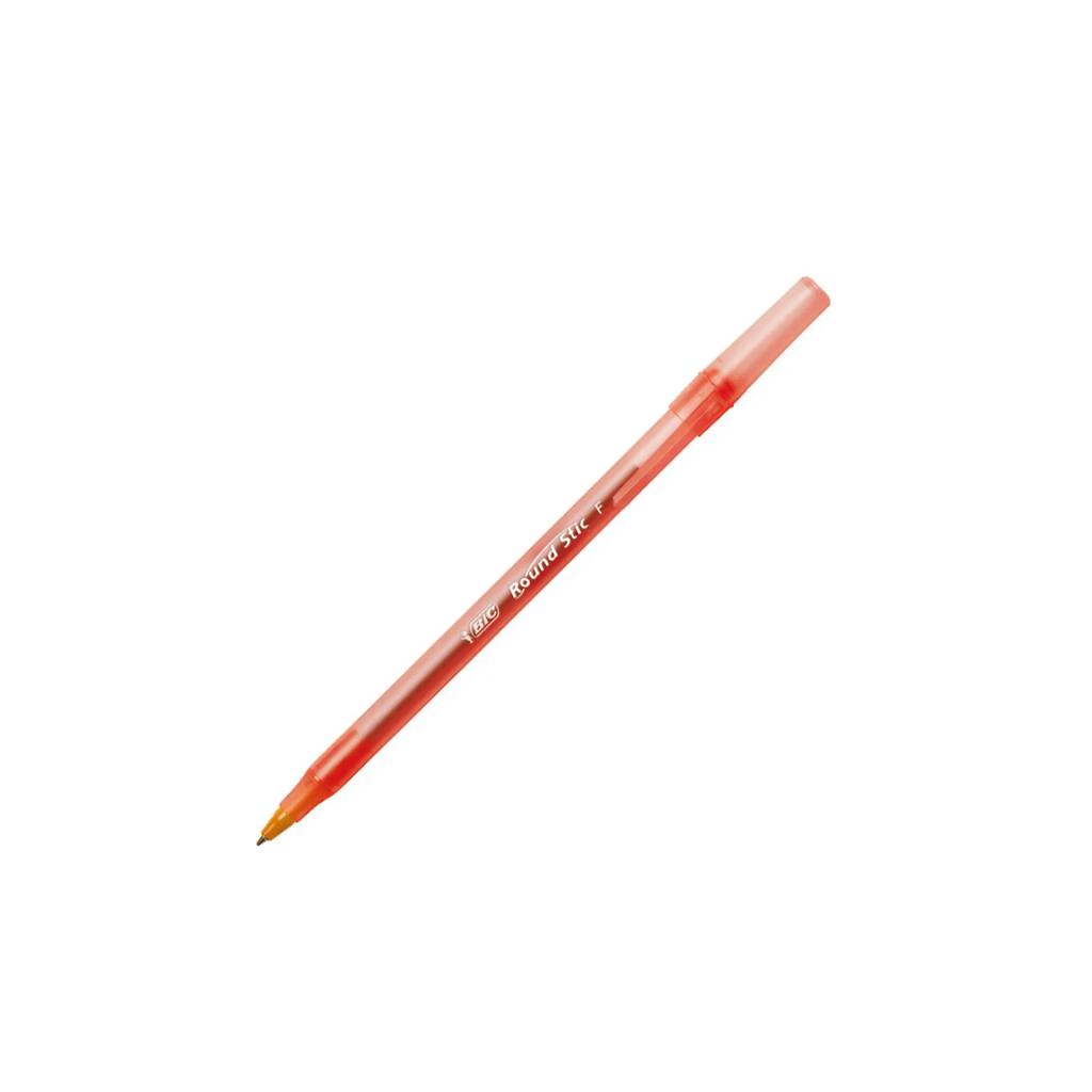Bolígrafo Bic Round Stic 1mm Rojo x unidad