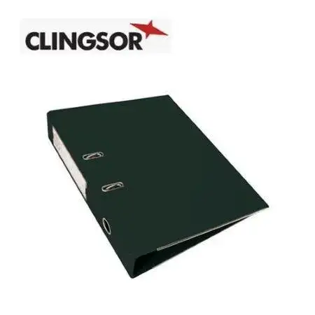 Bibliorato Clingsor 1500E Entelado PVC A4 Lomo 8cm Negro